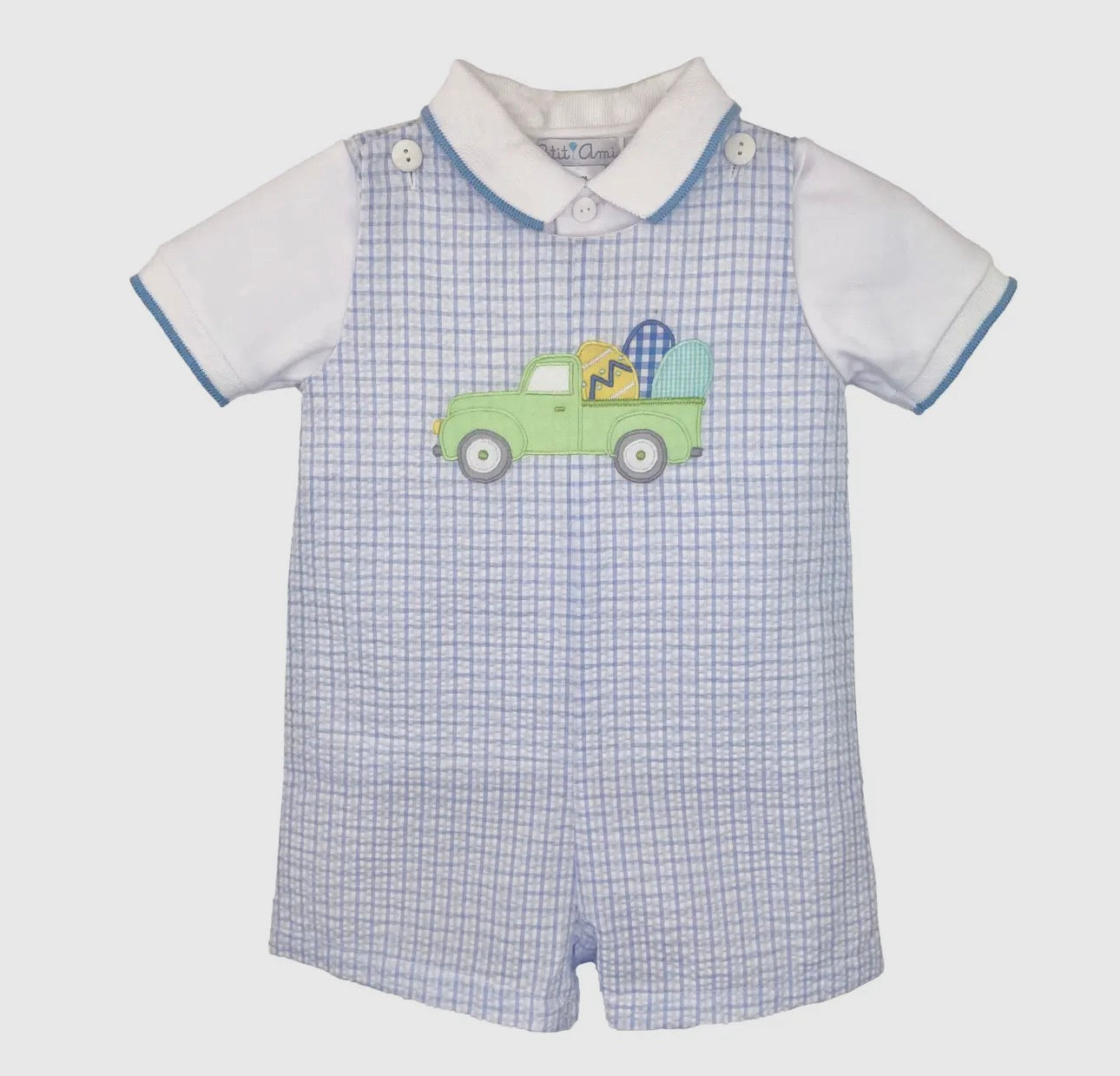 Boys Easter Romper