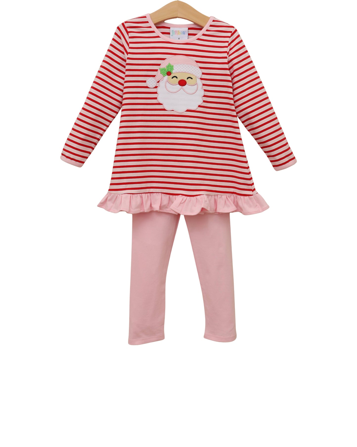 Jolly St. Nick Ruffle Pants Set